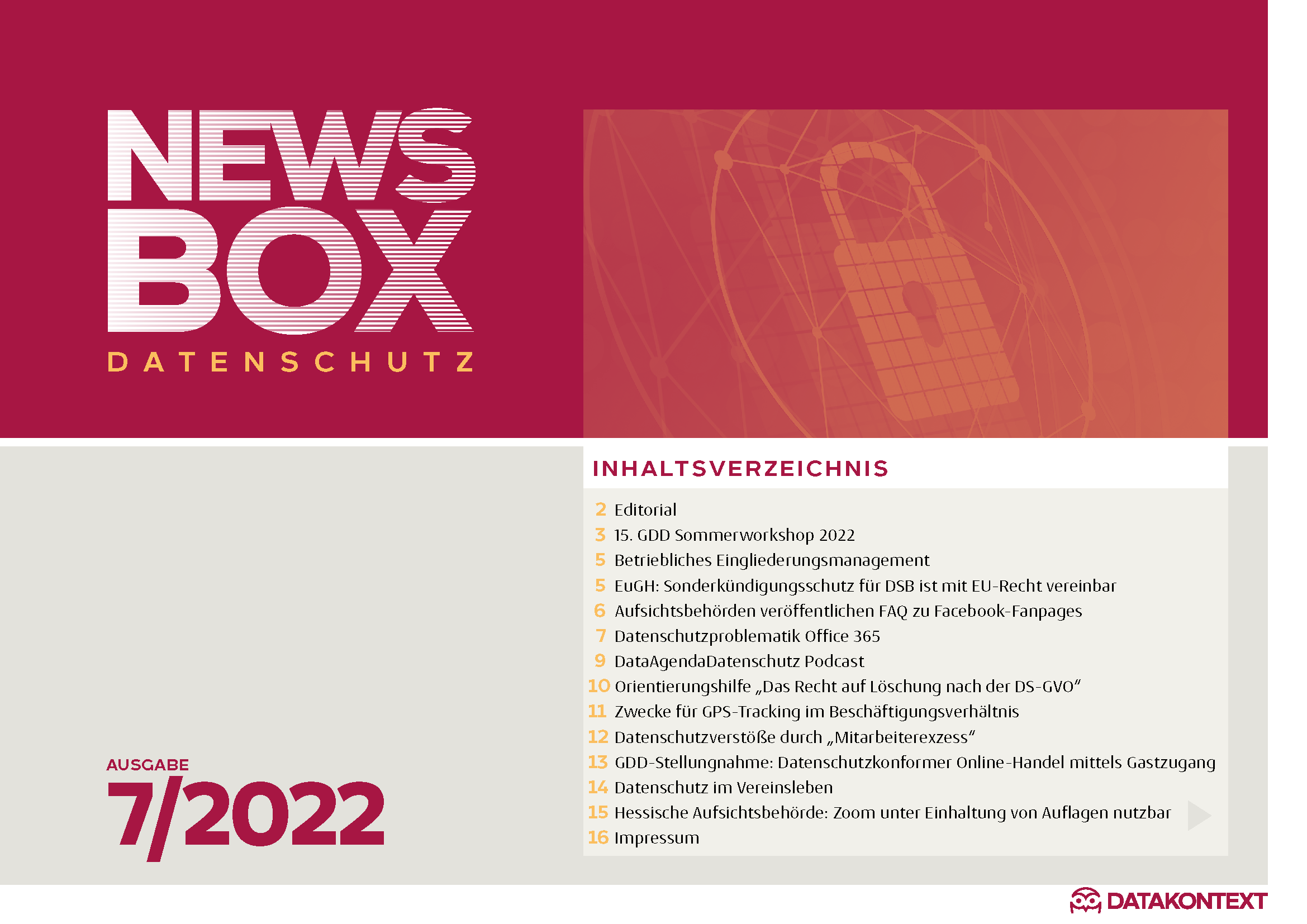 Datenschutz-Newsbox