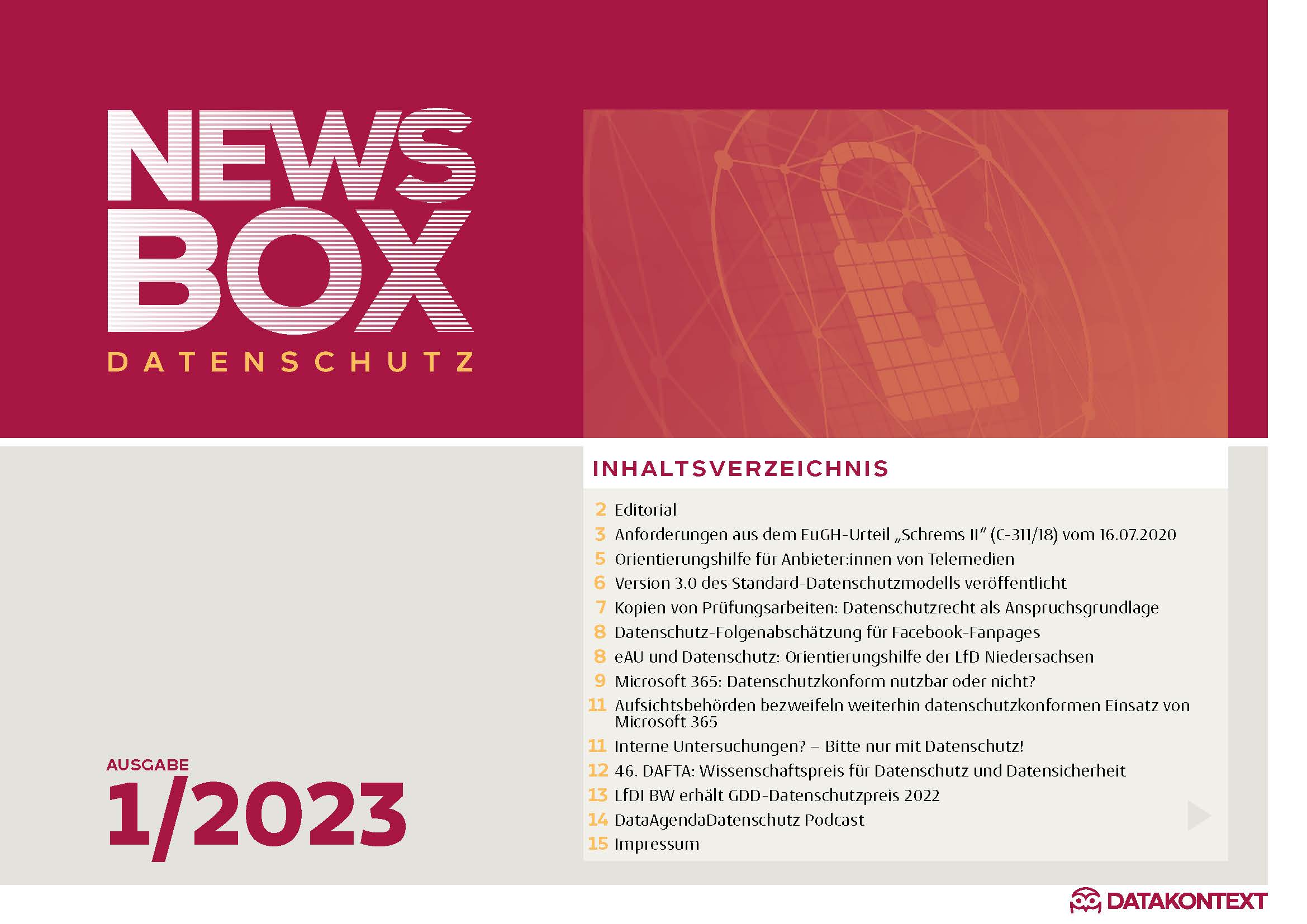 Datenschutz-Newsbox
