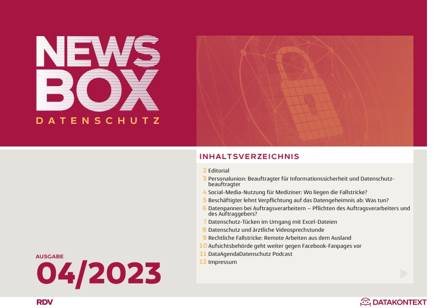 Datenschutz-Newsbox