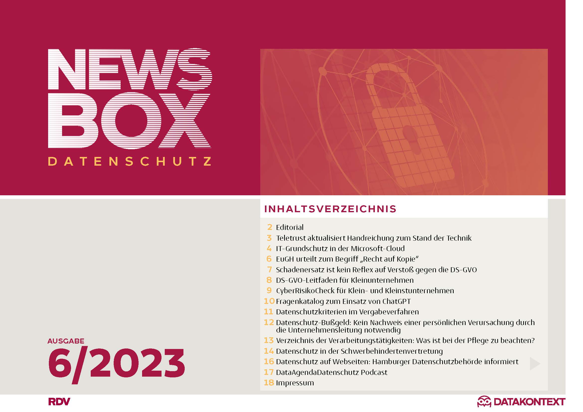 Datenschutz-Newsbox