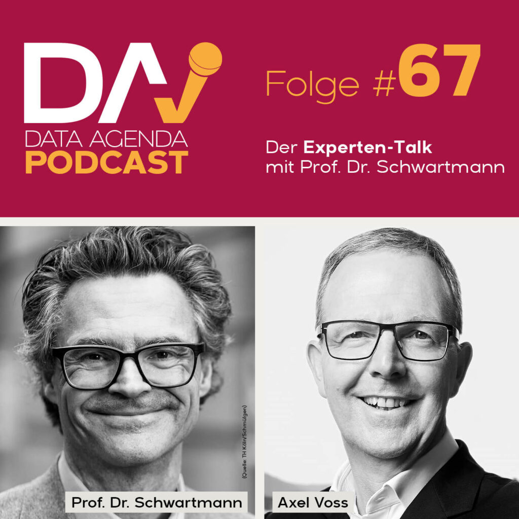 DataAgenda Podcast Cover mit Gast Axel Voss