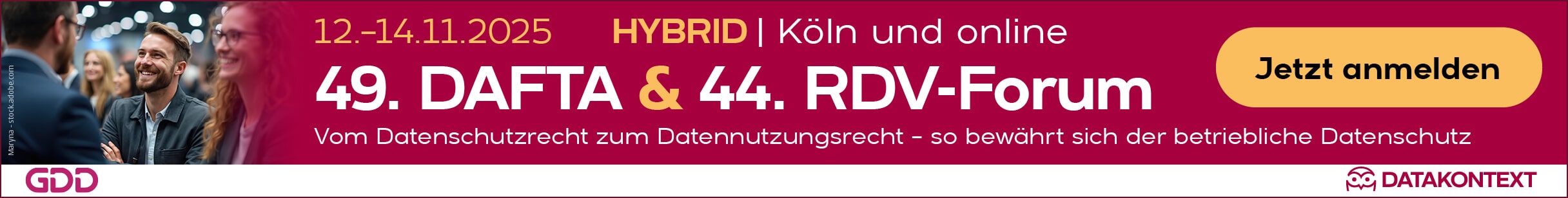 Datenschutzkonferenz Dafta 2025