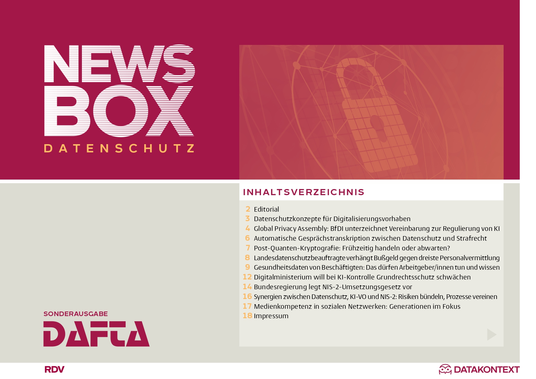 Cover Newsbox DAFTA 2025