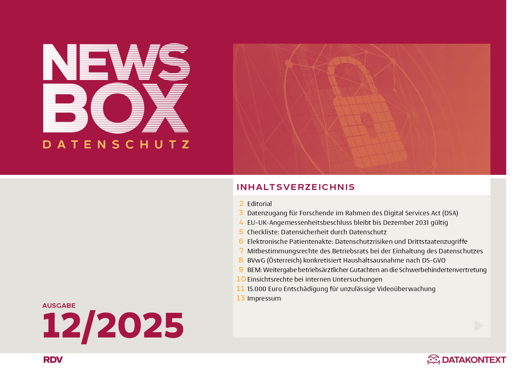 Cover Datenschutz-Newsbox 12/2025